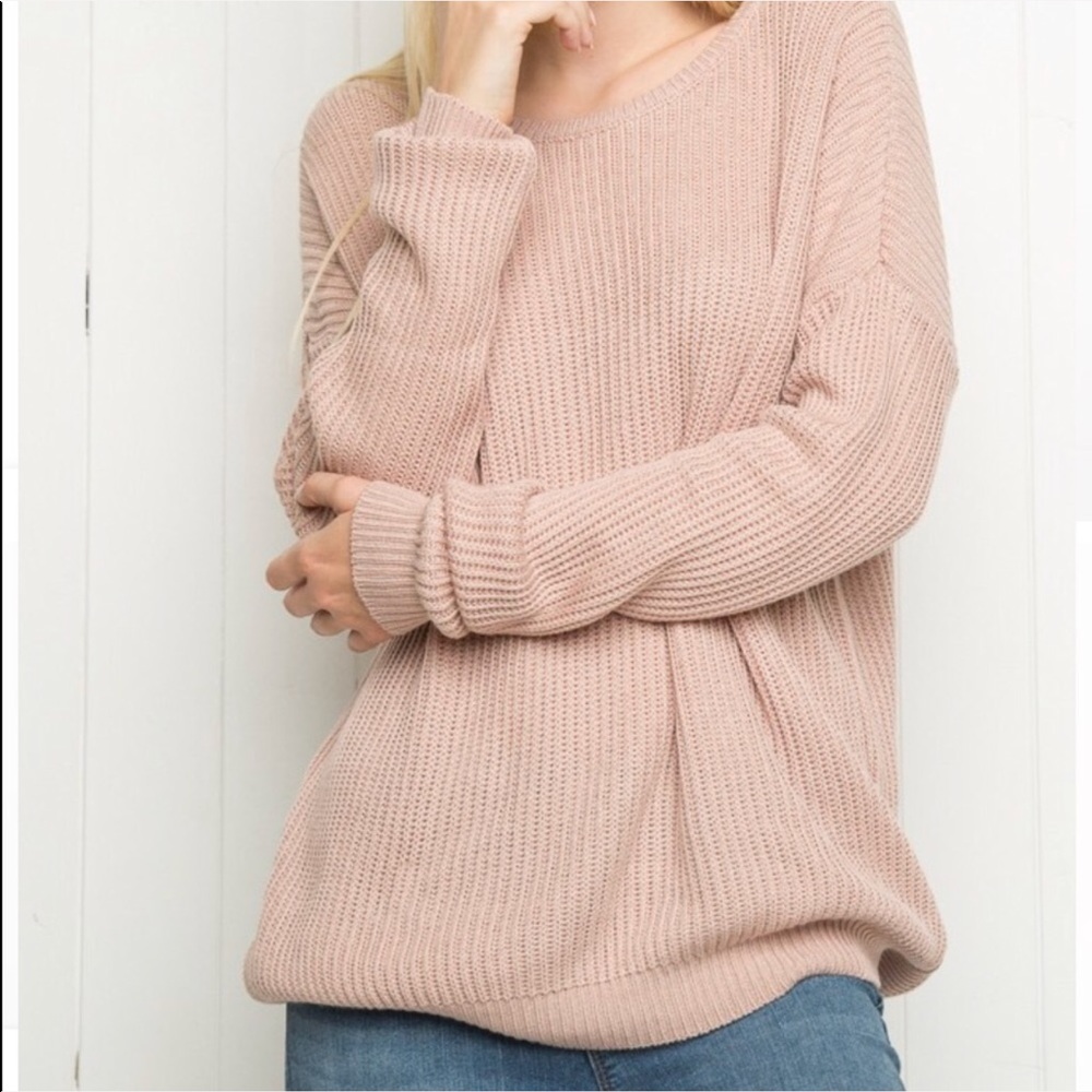 Brandy Melville Blush pink Ollie Sweater